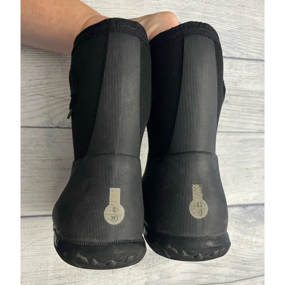 Black BOGS -20 Waterproof Winter Toddler Snow Boots, Size 10